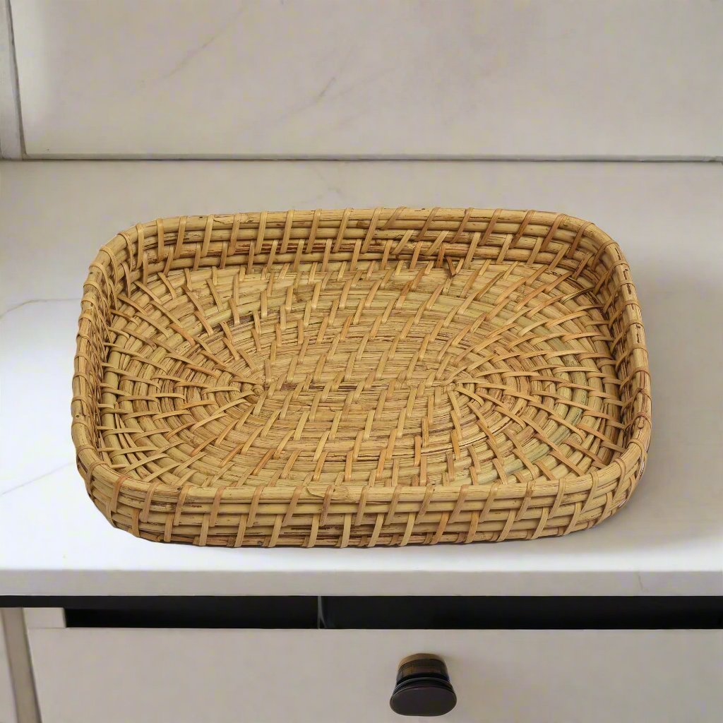 Rectangle Rattan Trays