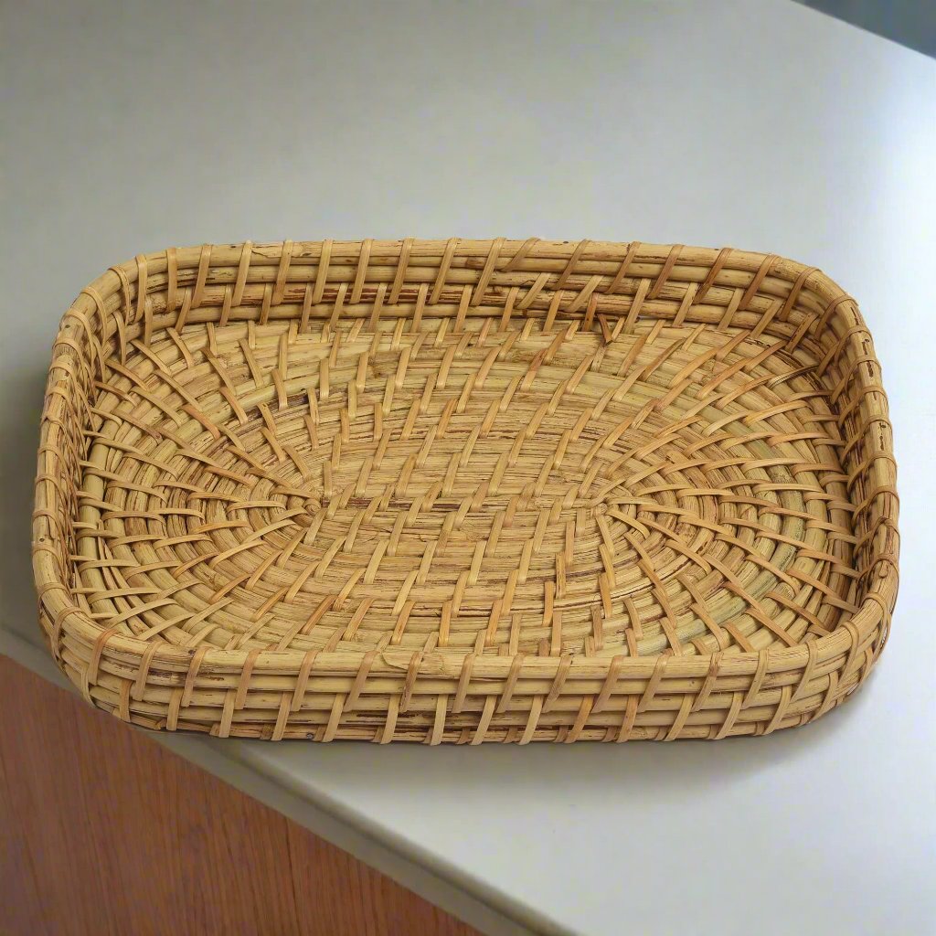 Rectangle Rattan Trays