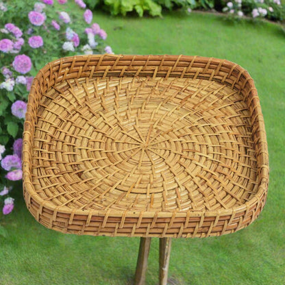 Square Rattan Trays