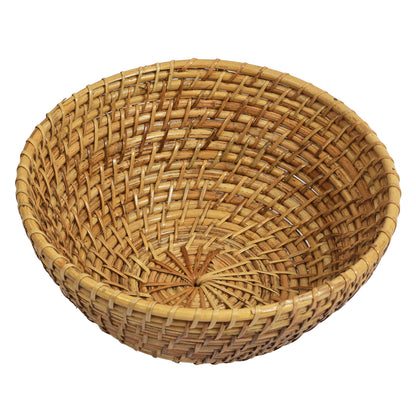 Open Bowl Rattan Planters