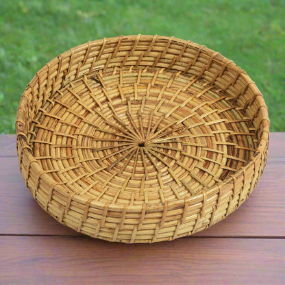 Round Rattan Trays