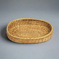 Oval Rattan Tray