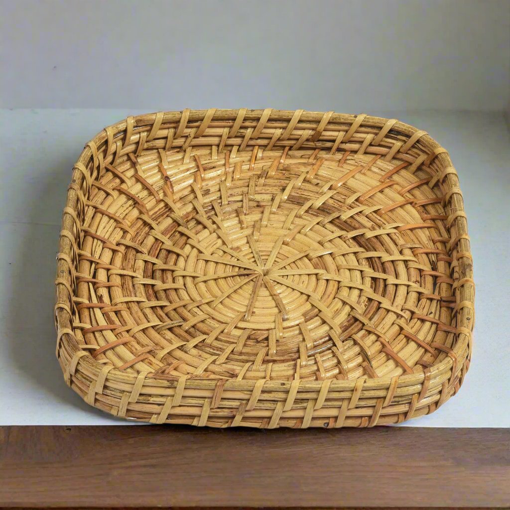 Square Rattan Trays