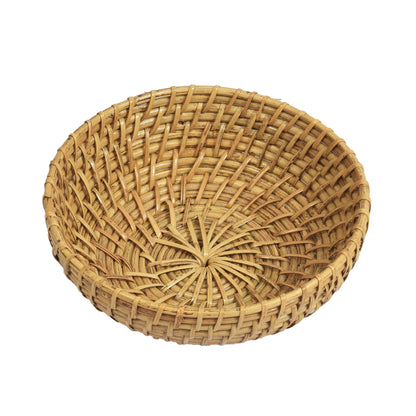 Open Bowl Rattan Planters